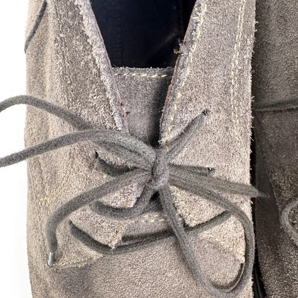 Johnston‎ & Murphy Copeland Chukka Boot Mens Sz 11M Gray Oiled Suede Lace Up